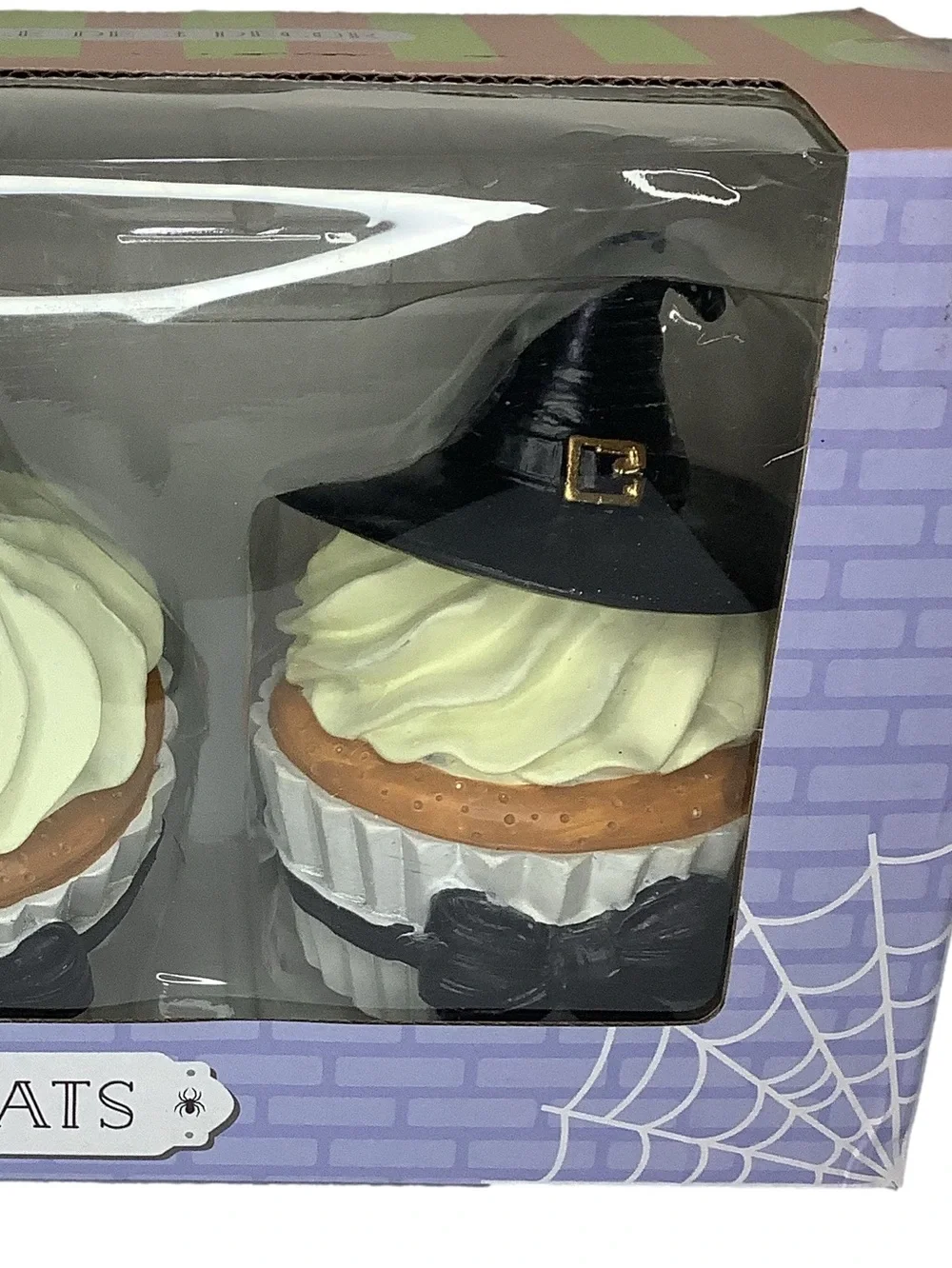 Halloween Sweet Teats Cupcake Figurines Set Of 3 New